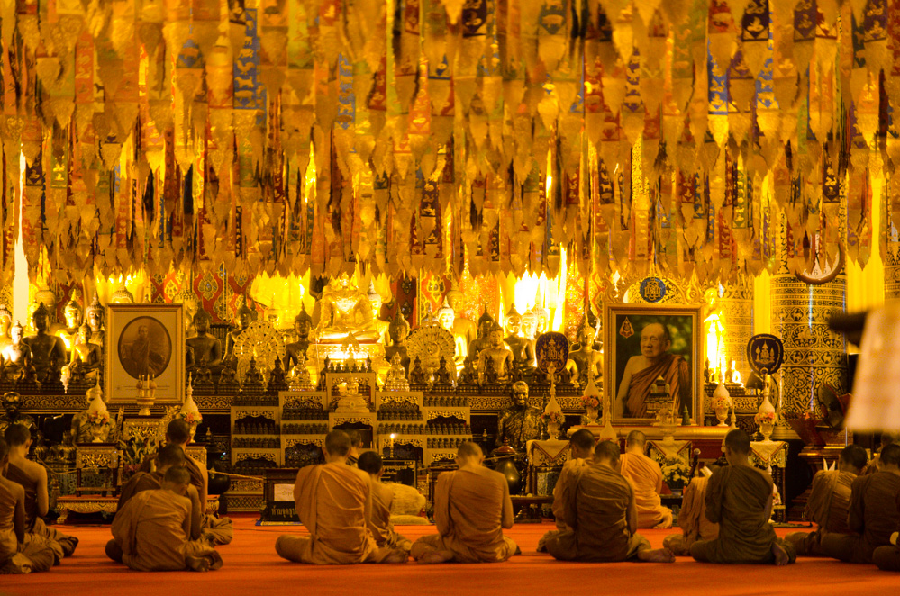 Evening Chant in Chiang Mai Thailand