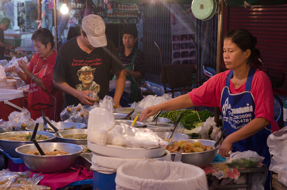 Chiang Mai Gate Food Market Thailand