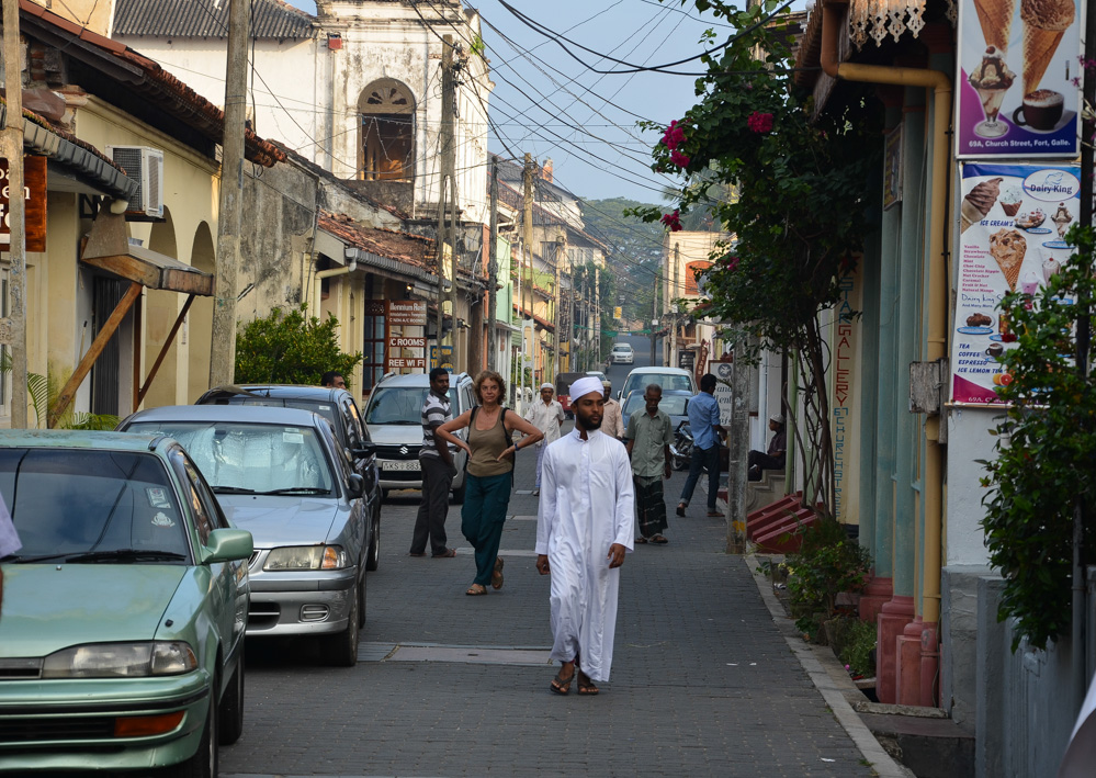 The streets of Galle, Sri Lanka