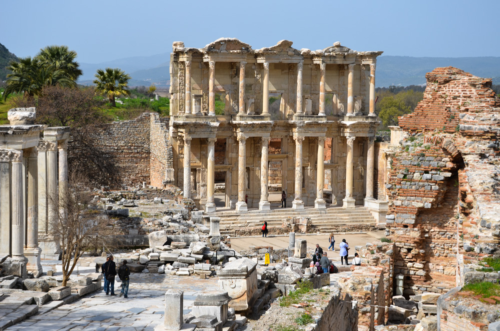 The Library in the ancient city of Ephasus Turkey