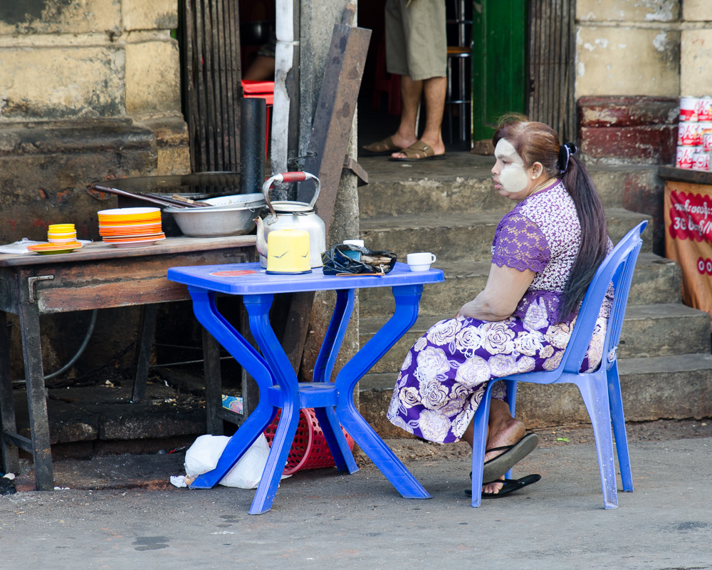 On the Streets of Yangon, Myanmar