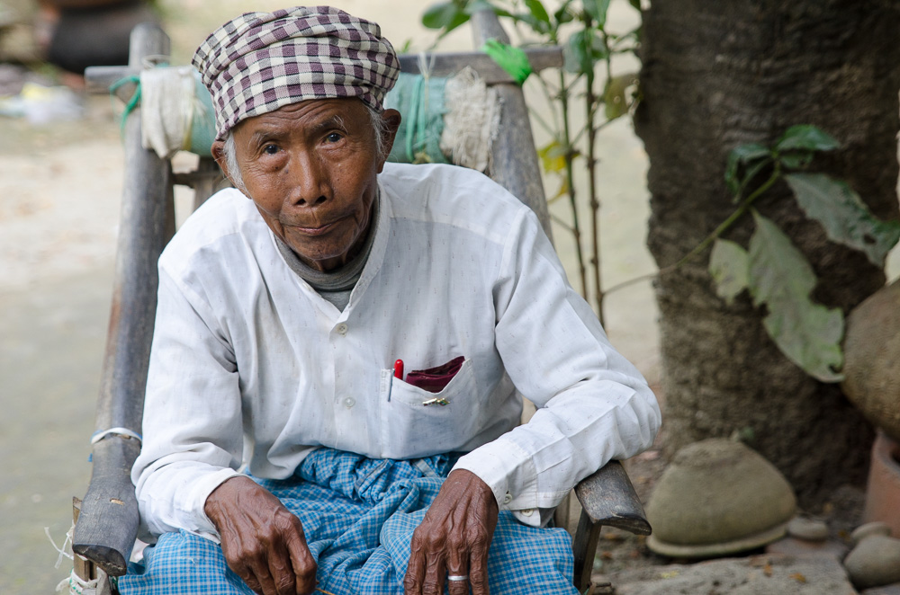 Village elder in Yabado, Myanmar
