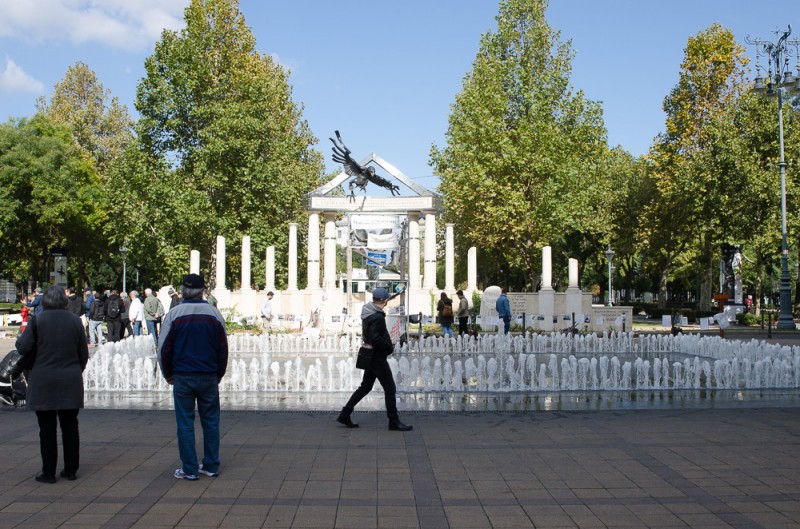 Controversial Monument to WWII Victems attemping to deny Hungarys roll in the Killing of Jews