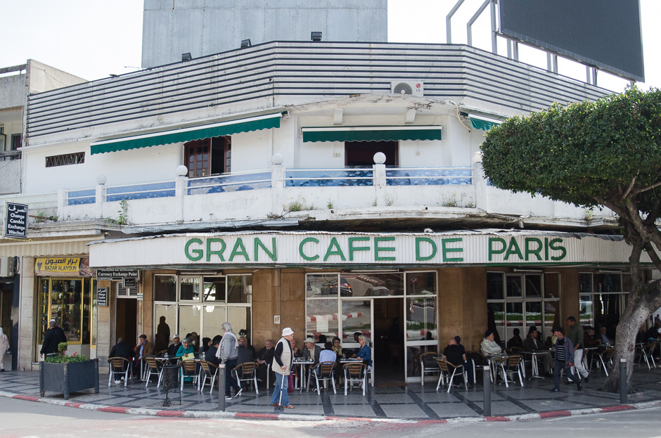 Gran Cafe de Paris home to famous writers in Tangier